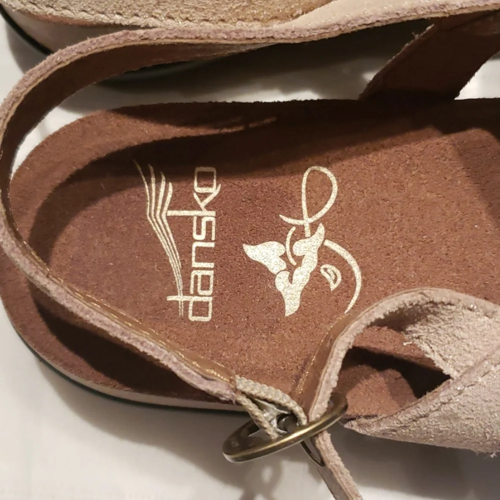 DANSKO Strappy Slingback Comfort Footbed Sandal Leather NEW Womens 41